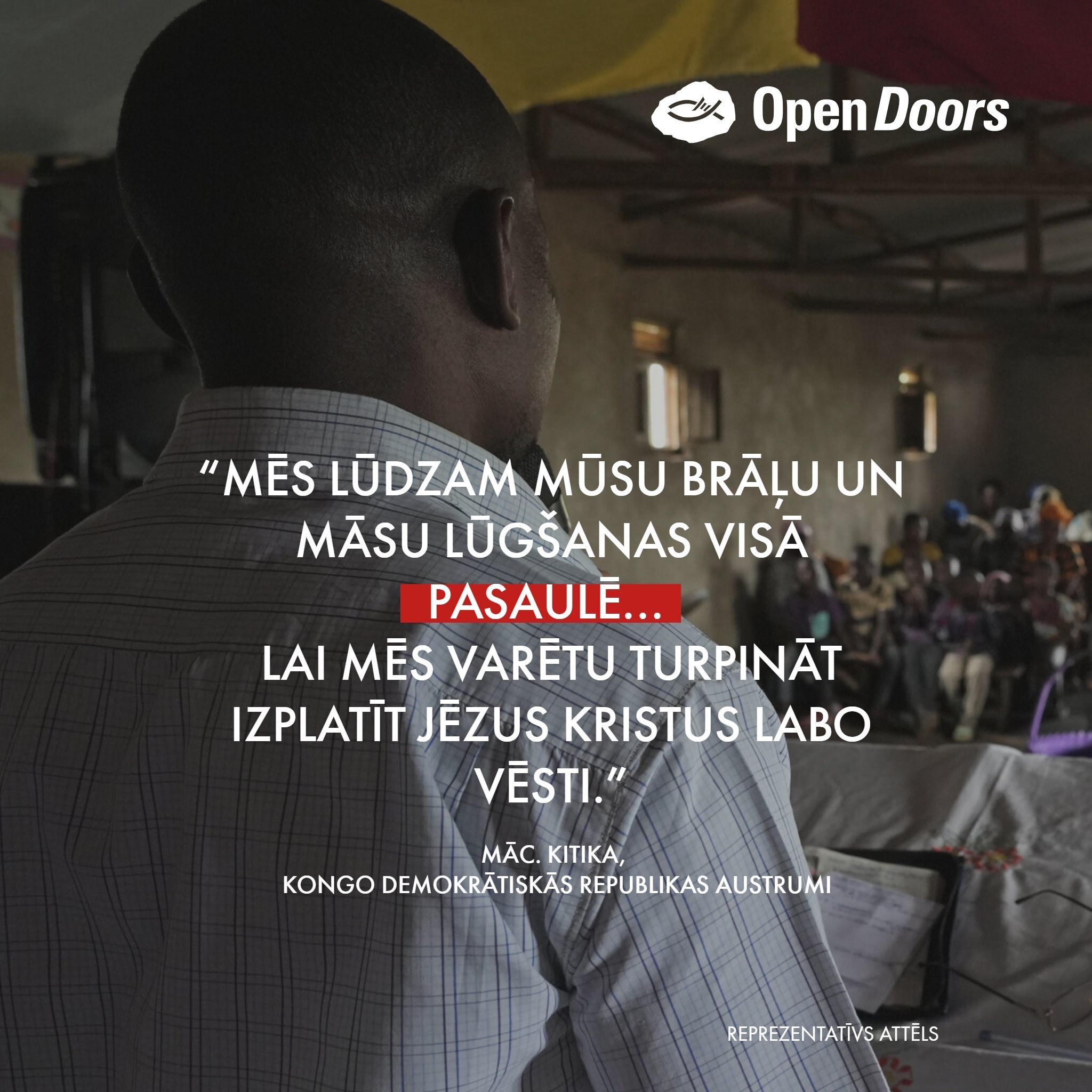 Lūdziet kopā ar Kitiku Kongo Demokrātiskajā Republikā