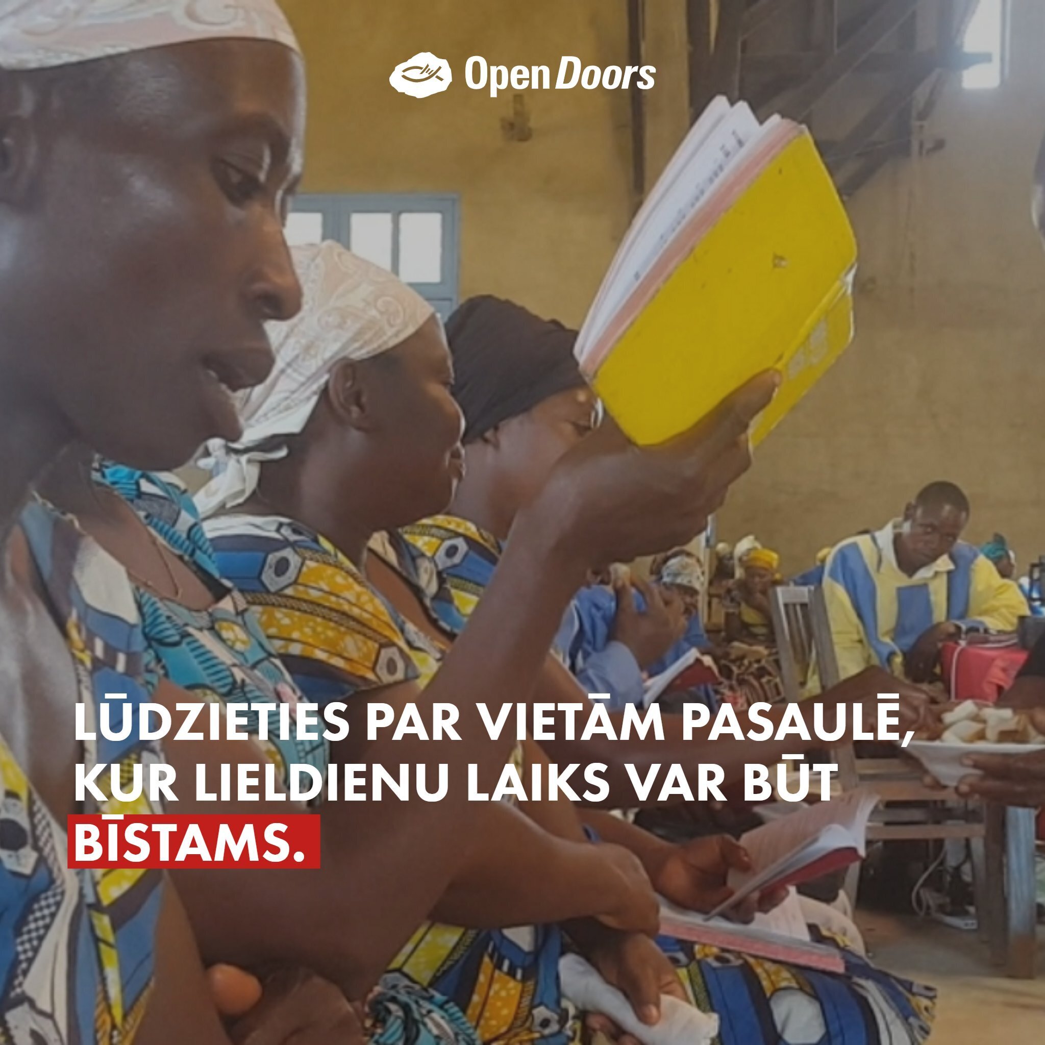 Lūdzieties par kristiešiem Lieldienās