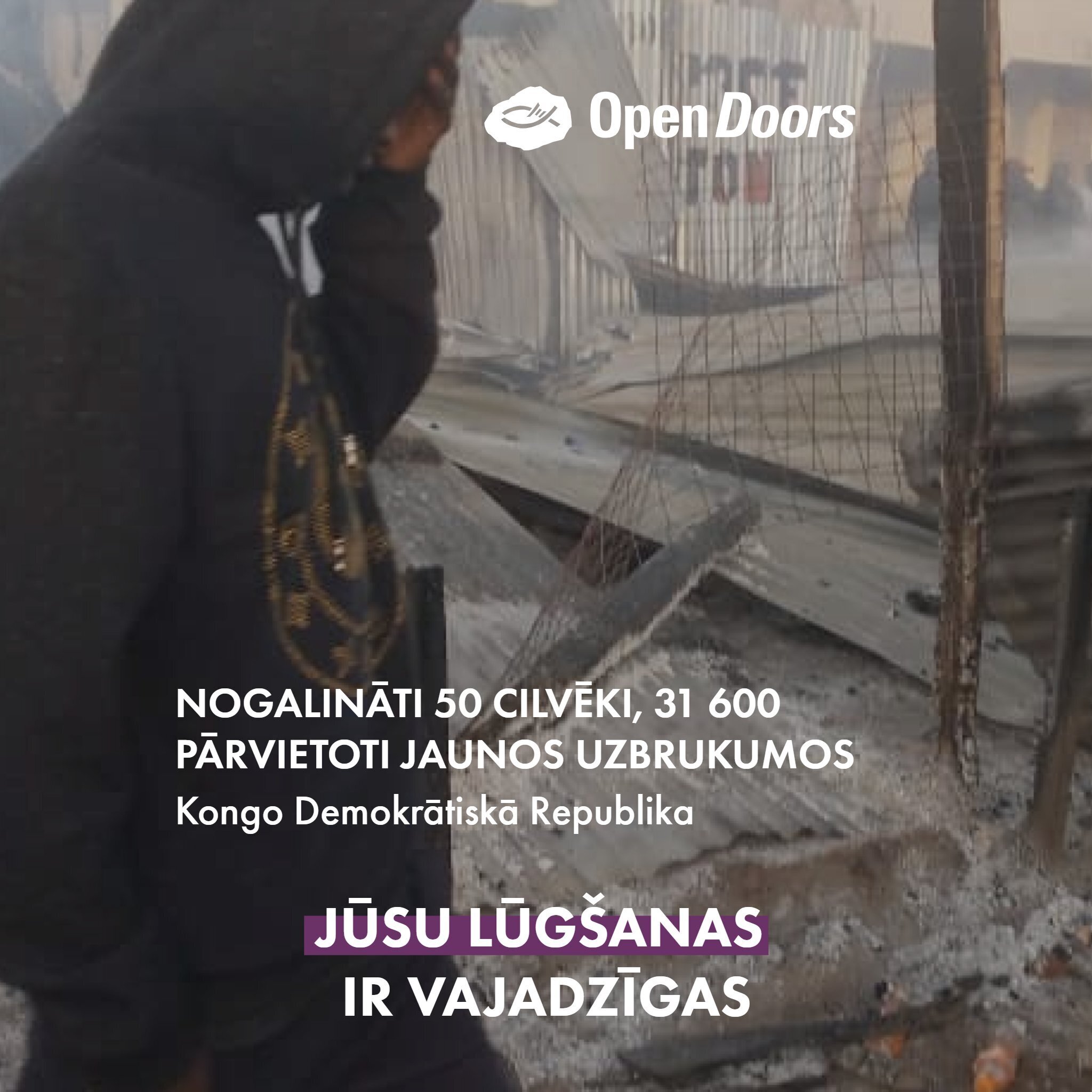 Lūgšana: uzbrukumi kristiešu kopienām Kongo Demokrātiskajā Republikā