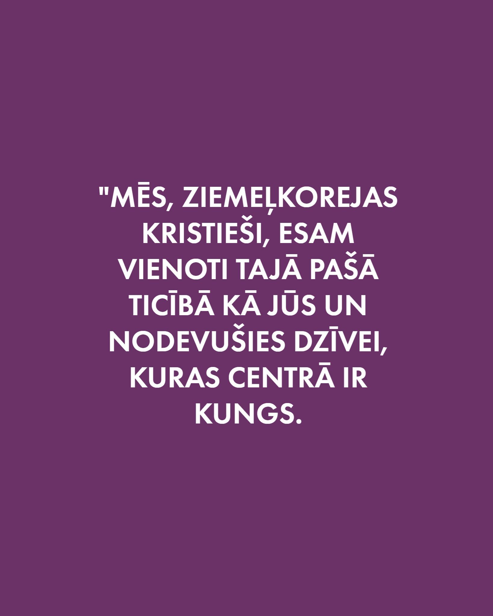 Vēstule no uzticīga Ziemeļkorejas kristieša