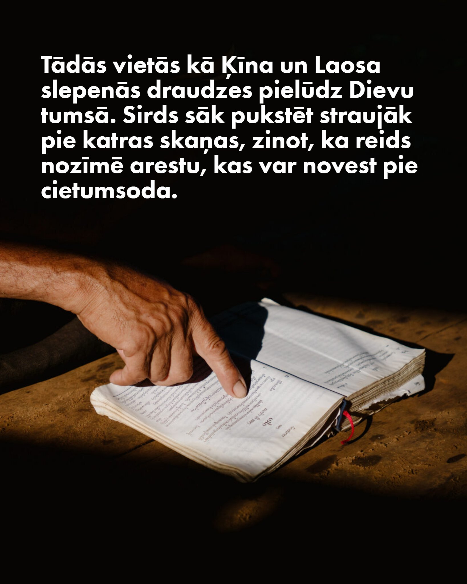 Neskatoties uz milzīgo spiedienu uz pagrīdes baznīcām, notiek kaut kas ievērības cienīgs…