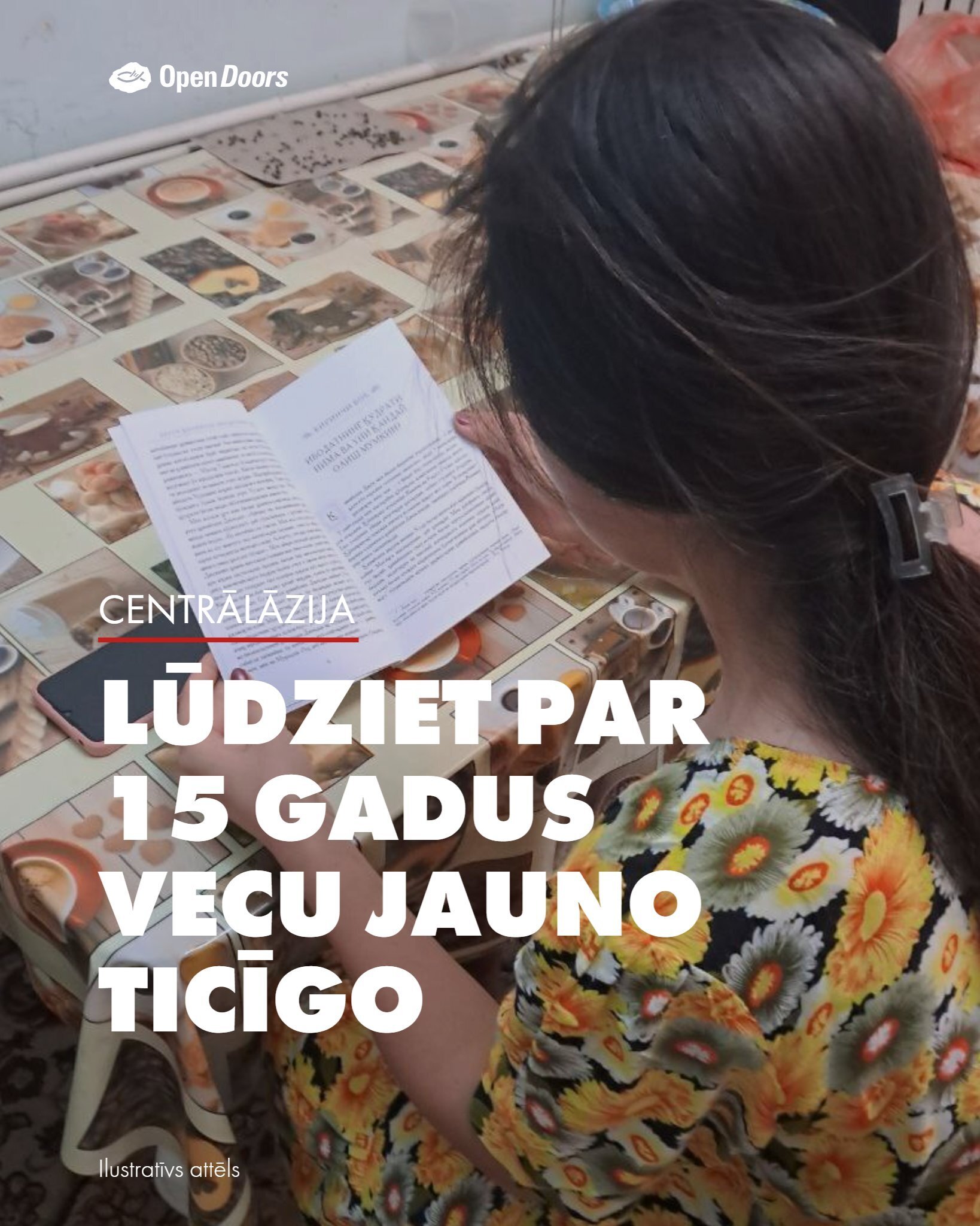 Lūdziet par 15 gadus vecu jauno ticīgo Centrālāzijā