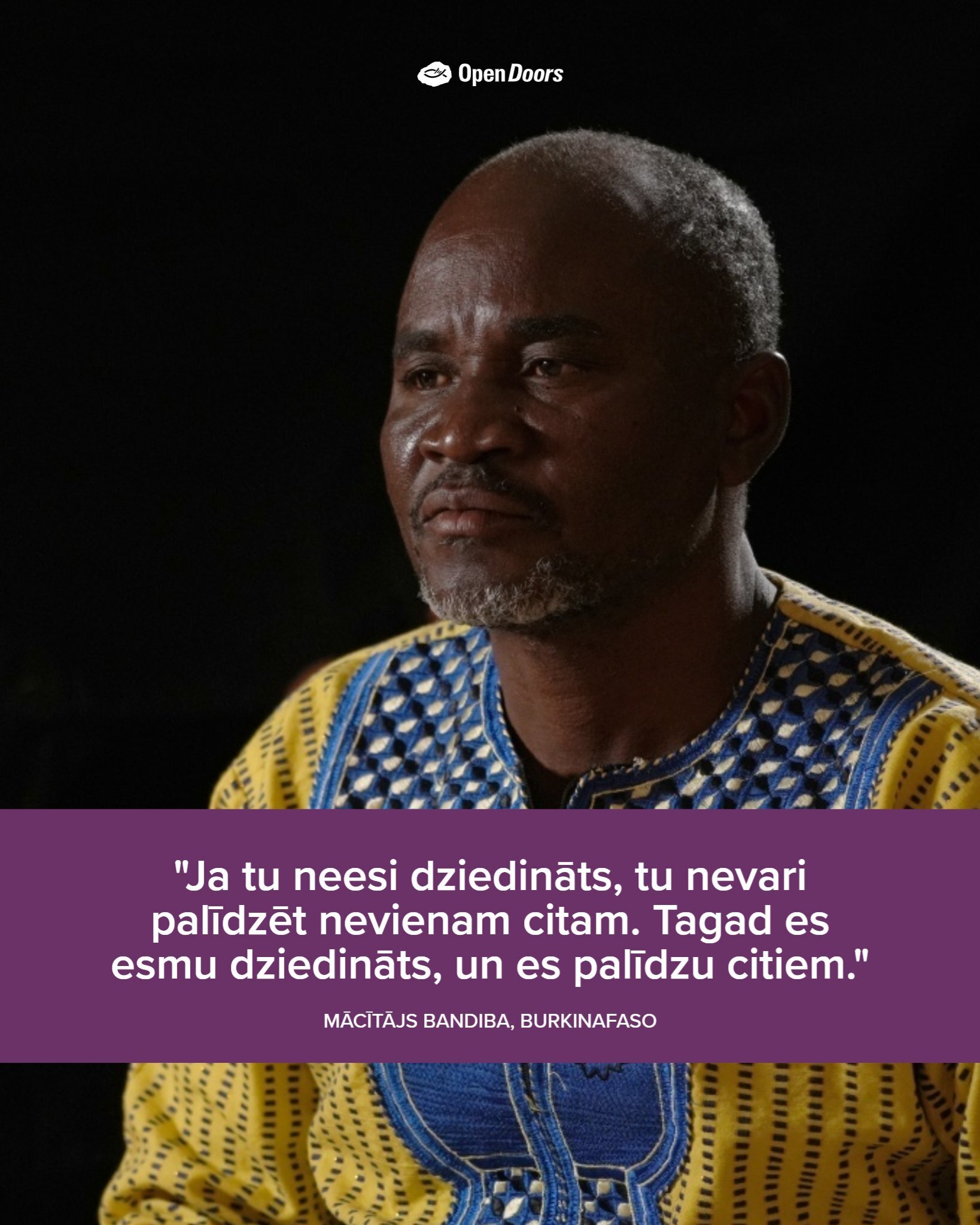 Mācītājs Bandiba rod dziedināšanu pēc vardarbības Burkinafaso