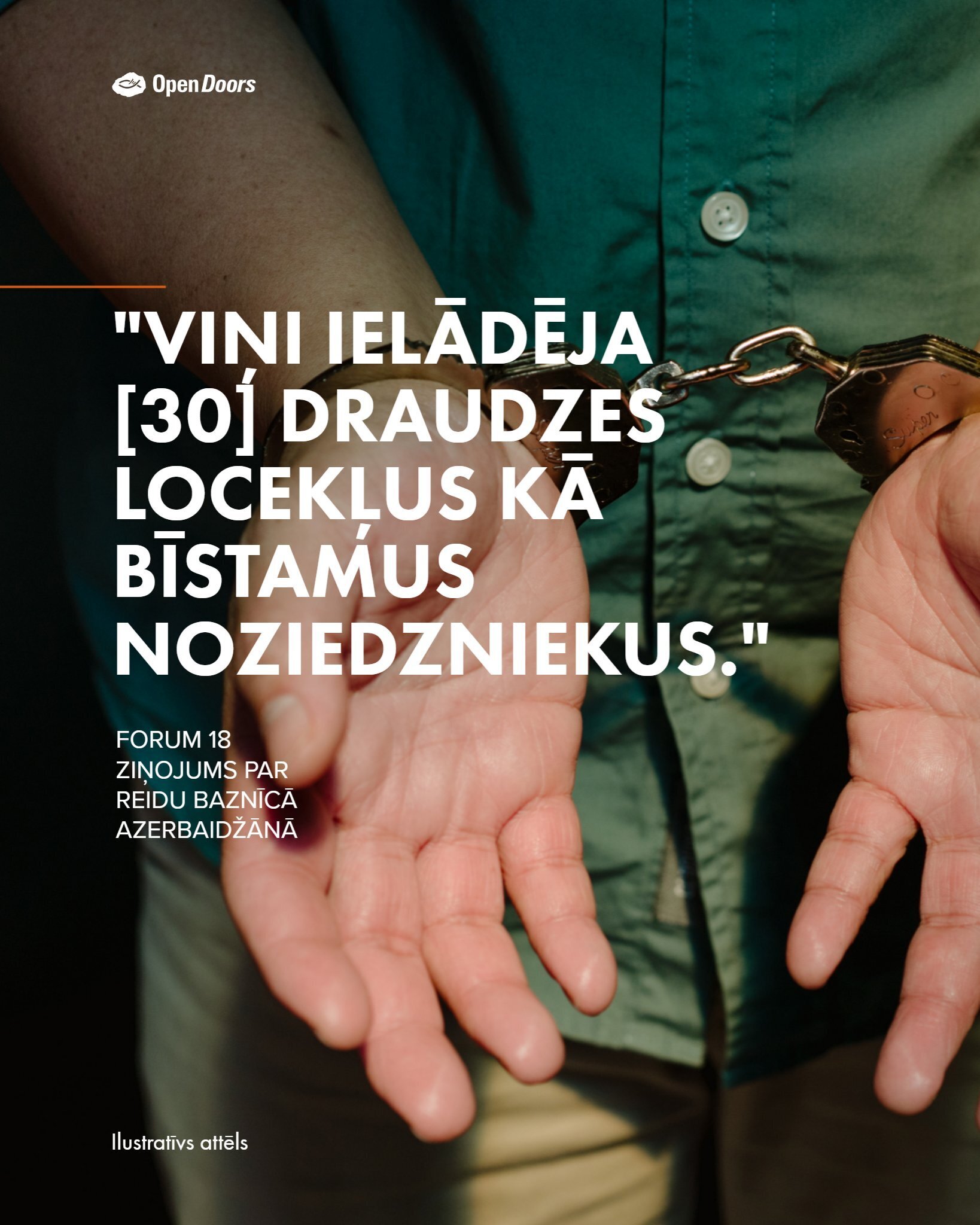 Policija veic reidu Miera protestantu baznīcā Azerbaidžānā, aizturot 30 draudzes locekļus